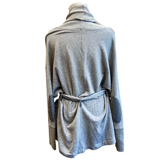 Bailey 44 Olivia Jacket in Heather Grey Leather Trim Size Small - Picture 4 of 8